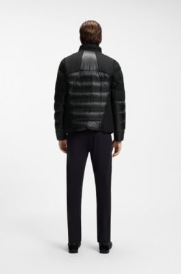 Water-repellent jacket with down filling, Black