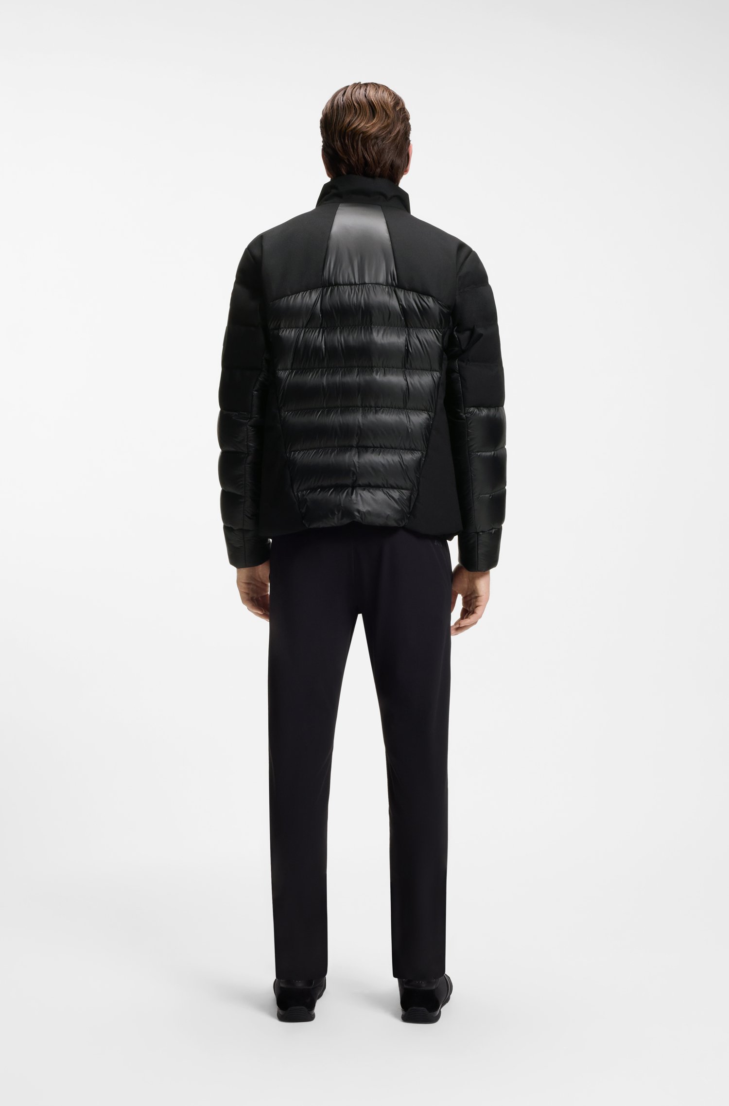 Boss Water-repellent jacket with down filling snörskor herr – bild 2