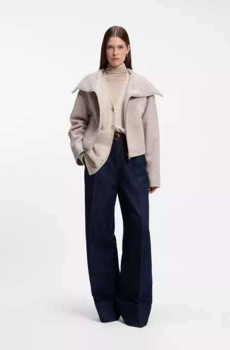 Relaxed-fit cardigan in cashmere