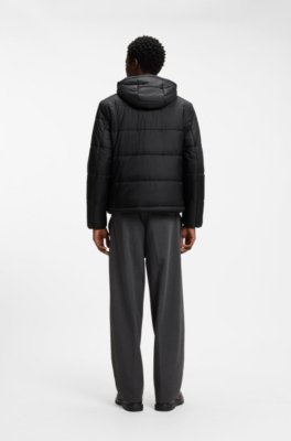 Hugo Regular-fit padded jacket with hood vinterjackor herr – bild 2