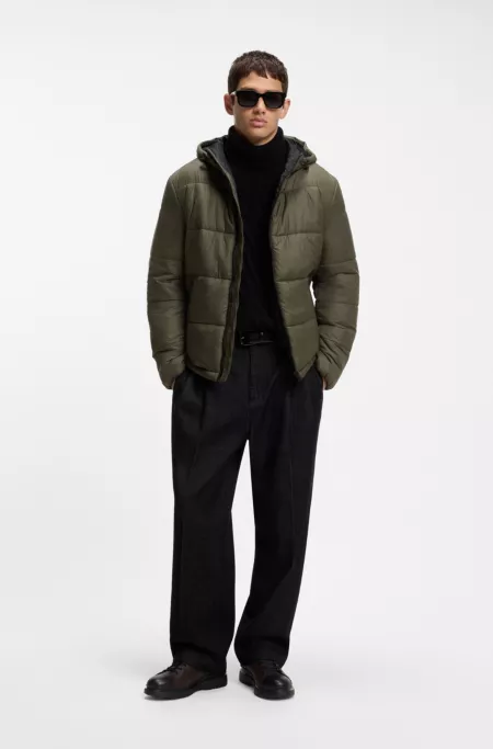 Veste Regular matelassée à capuche