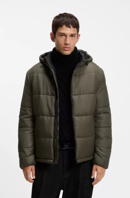 Veste Regular matelassée à capuche