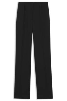 Boss Regular-fit tuxedo trousers with shiny panels kostymbyxor dam – bild 4