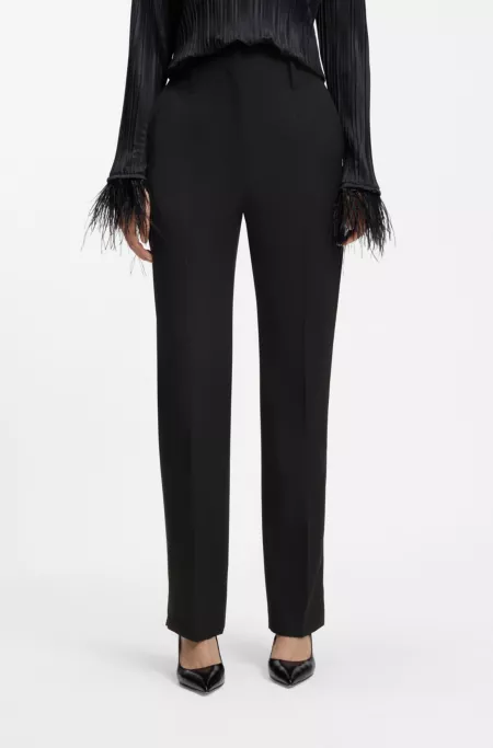 Pantalon de smoking Regular avec empiècements brillants
