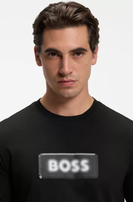 T-shirt en jersey de coton à logo artistique