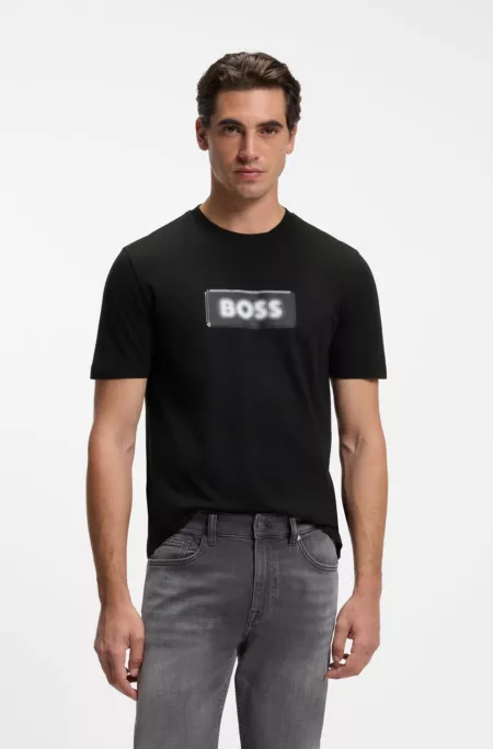 T-shirt en jersey de coton à logo artistique