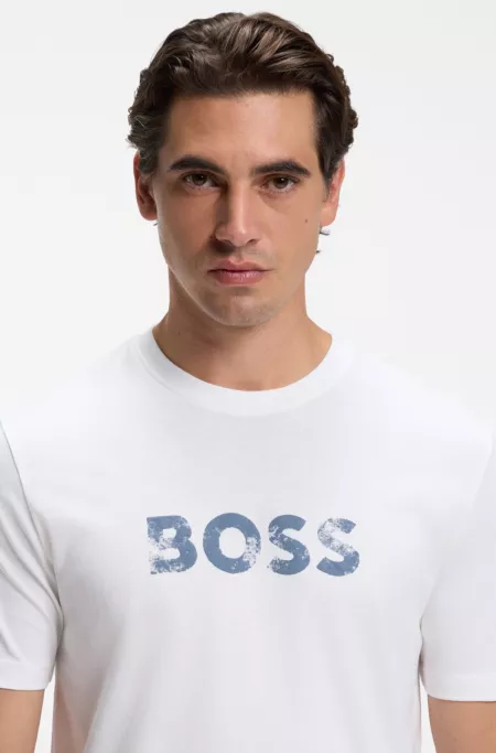 T-shirt en jersey de coton à logo artistique