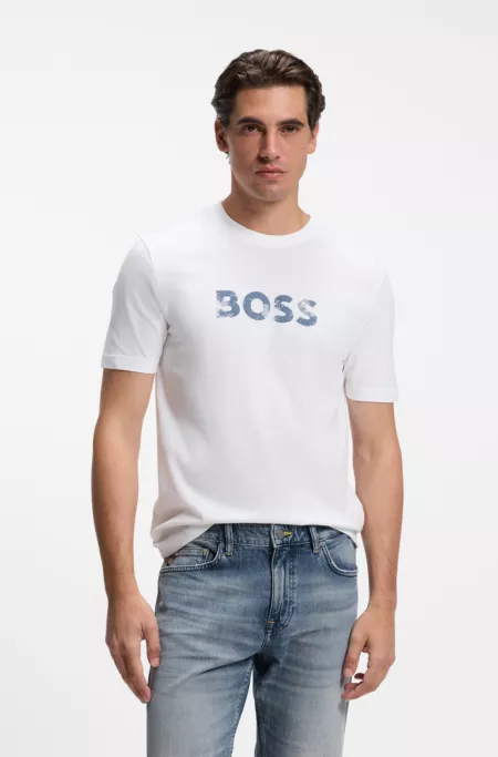 T-shirt en jersey de coton à logo artistique