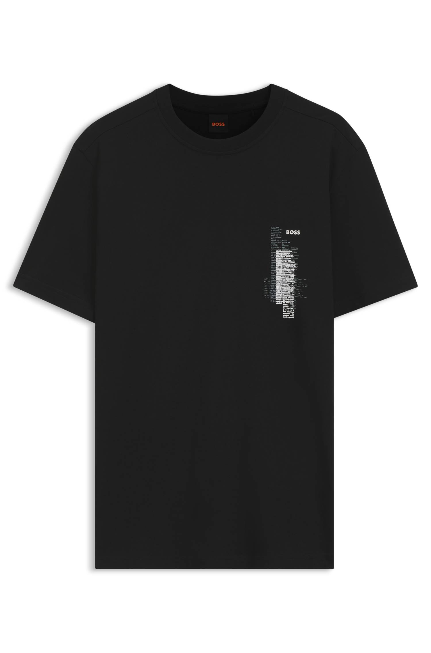 Boss Cotton-jersey T-shirt with graphic print herr – bild 4
