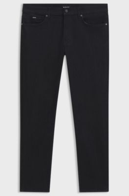 Delaware slim-fit jeans in indigo stretch denim, Dark Blue