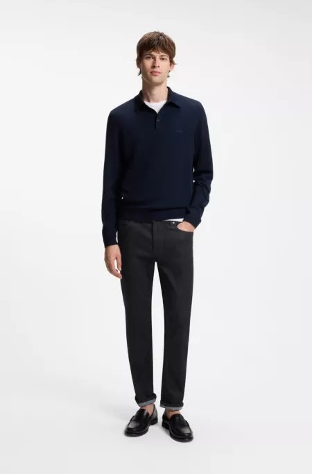 Delaware Slim-Fit Jeans aus indigofarbenem Stretch-Denim