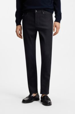 Delaware Slim-Fit Jeans aus indigofarbenem Stretch-Denim, Dunkelblau