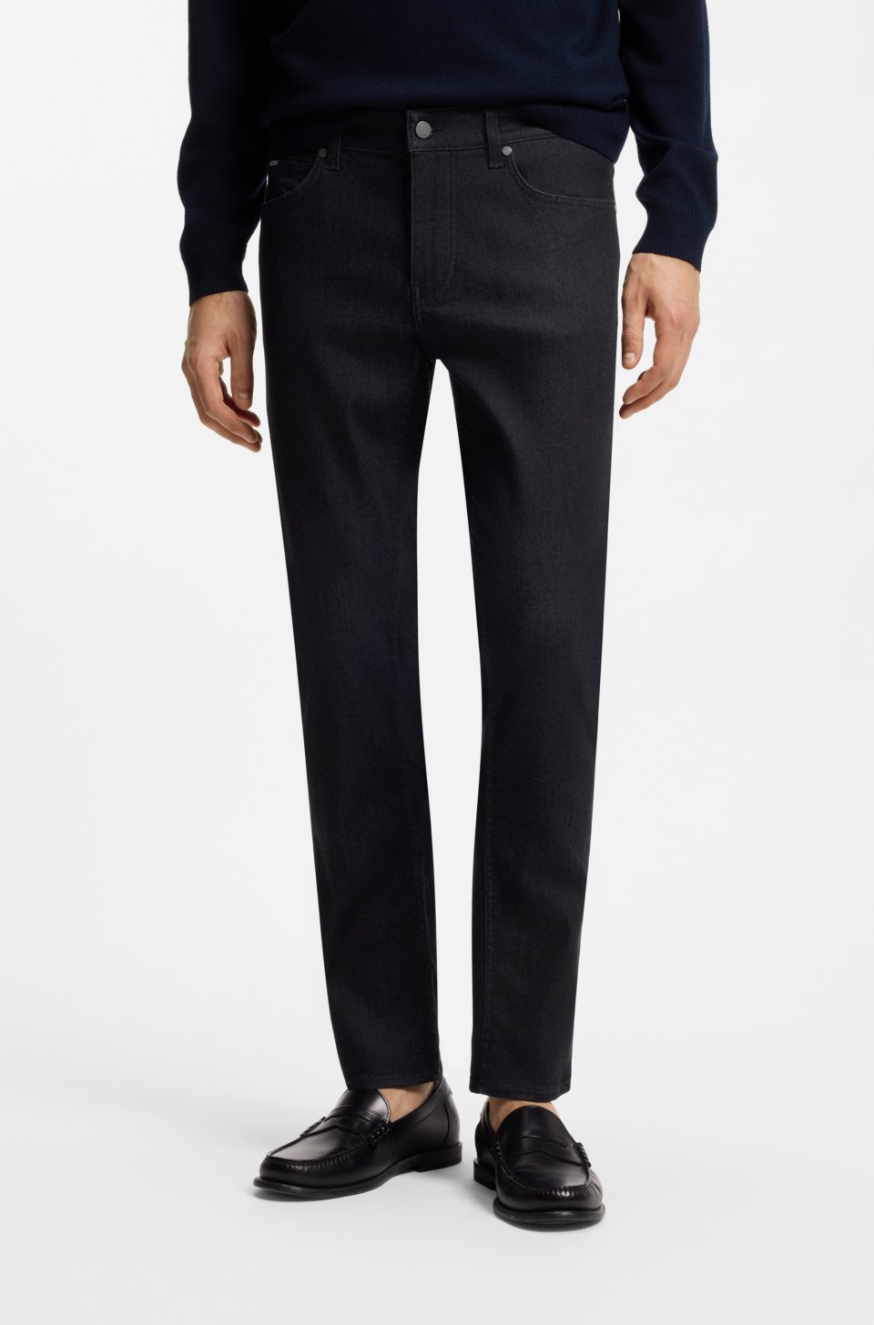 Delaware slim-fit jeans in indigo stretch denim