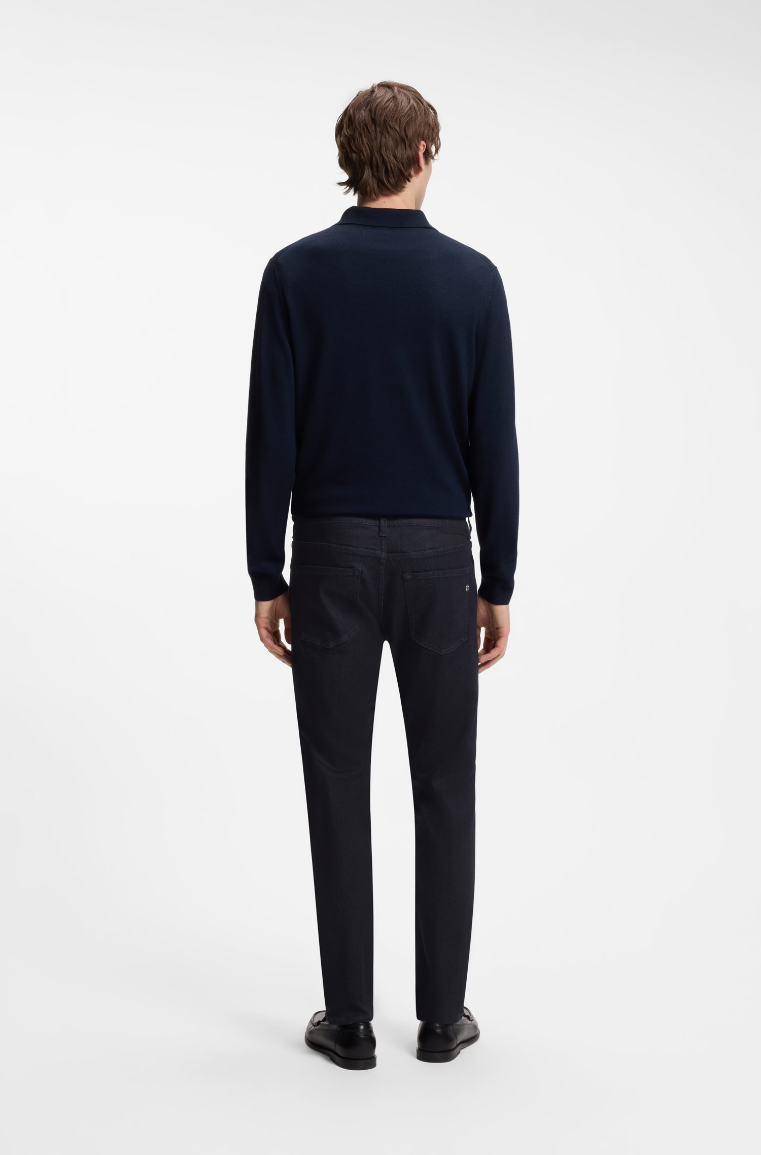 Boss Delaware slim-fit jeans in indigo stretch denim herr – bild 2