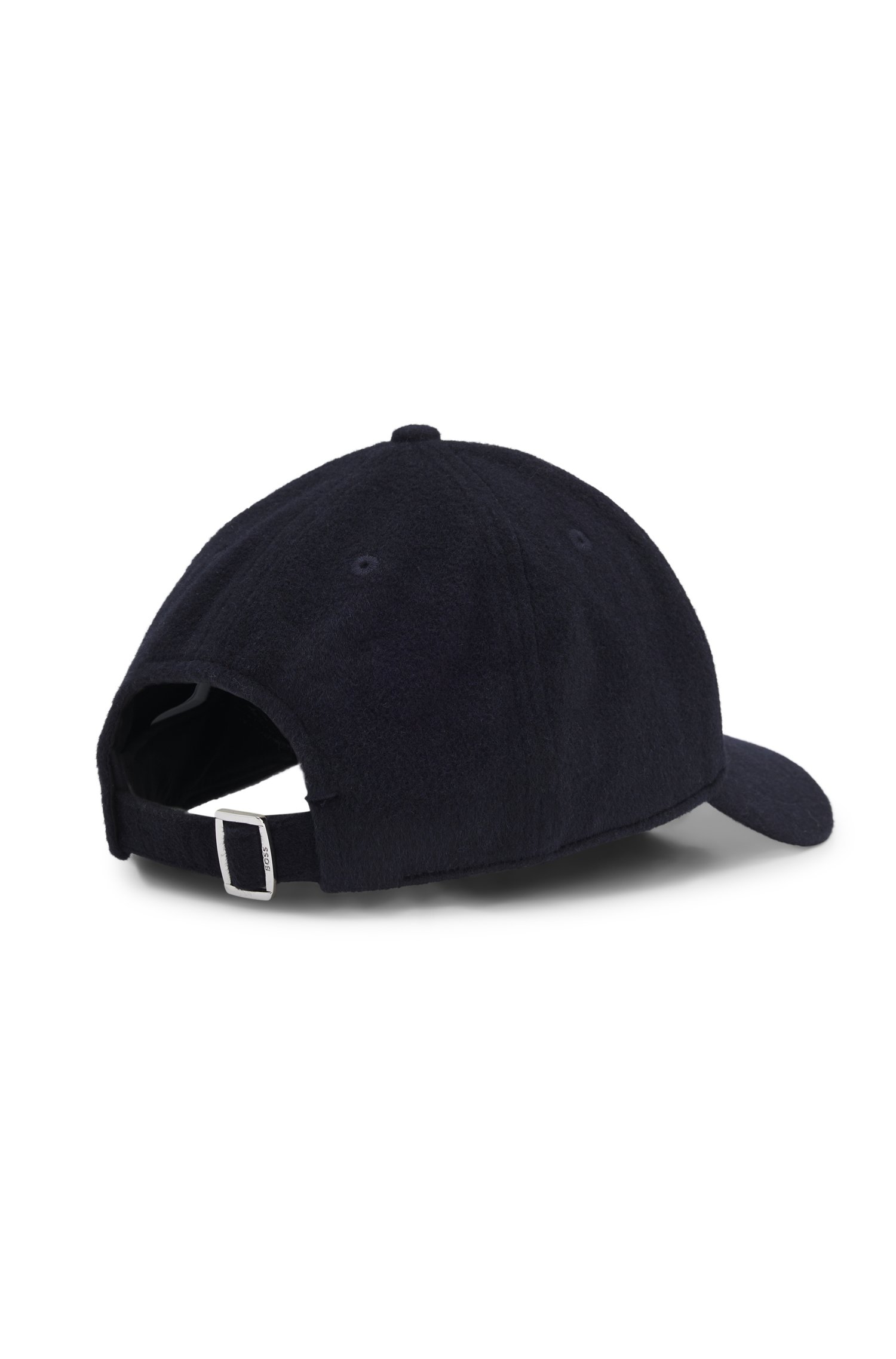 Boss Wool and silk blend cap with logo hardware kepsar herr – bild 2