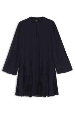 Boss Short dress with plissé inserts korta klänningar dam – bild 4