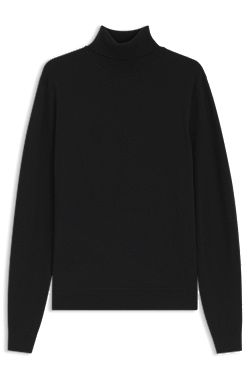 Rollneck sweater in pure cashmere