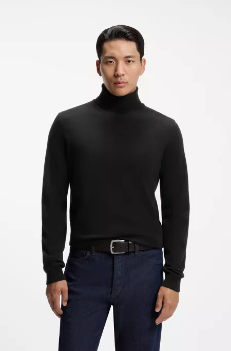 Rollkragenpullover aus reinem Kaschmir
