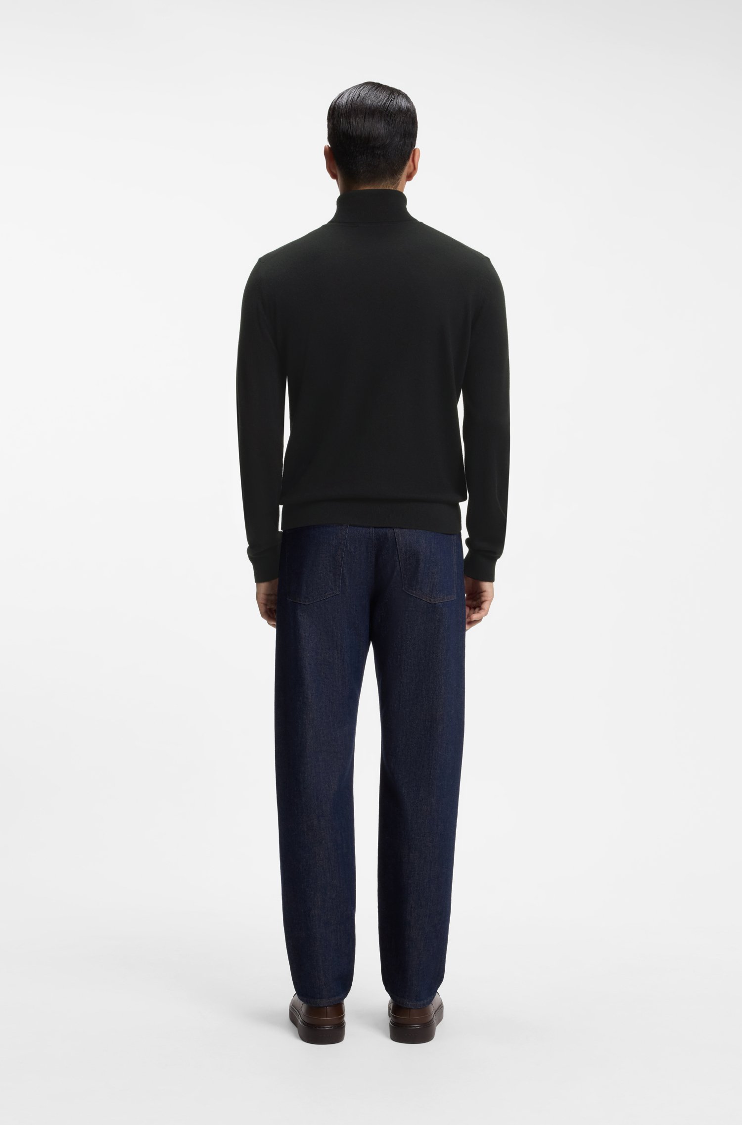 Boss Rollneck sweater in pure cashmere tröjor herr – bild 3