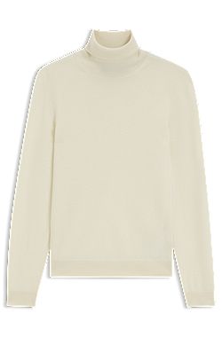Rollneck sweater in pure cashmere