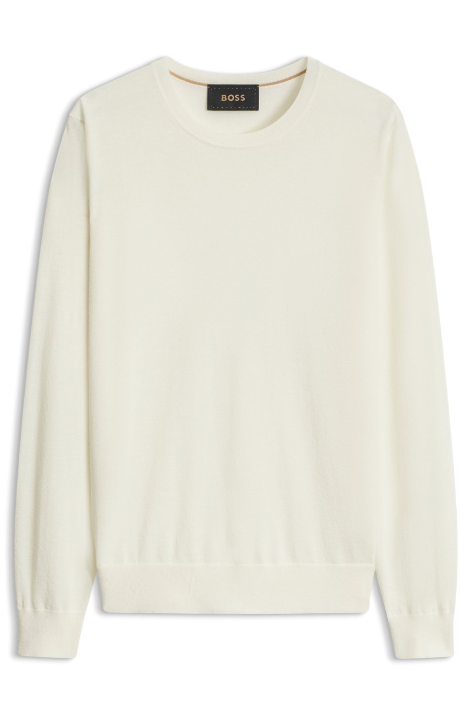 Crew-neck sweater in pure cashmere