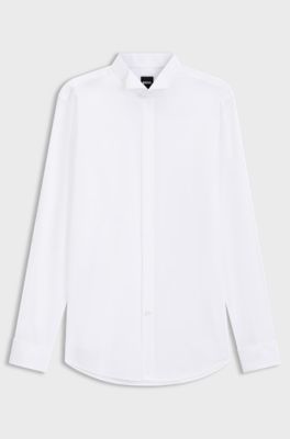 Slim-fit Easy Iron formal shirt, White