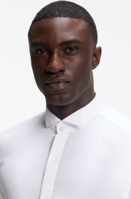 Slim-fit Easy Iron formal shirt, White