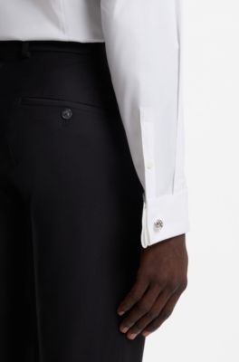 Slim-fit Easy Iron formal shirt, White