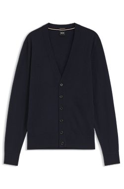 Geknöpfter Cardigan aus extrafeiner Merinowolle