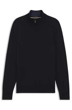 Pullover aus Schurwolle mit Kaschmir und Troyerkragen