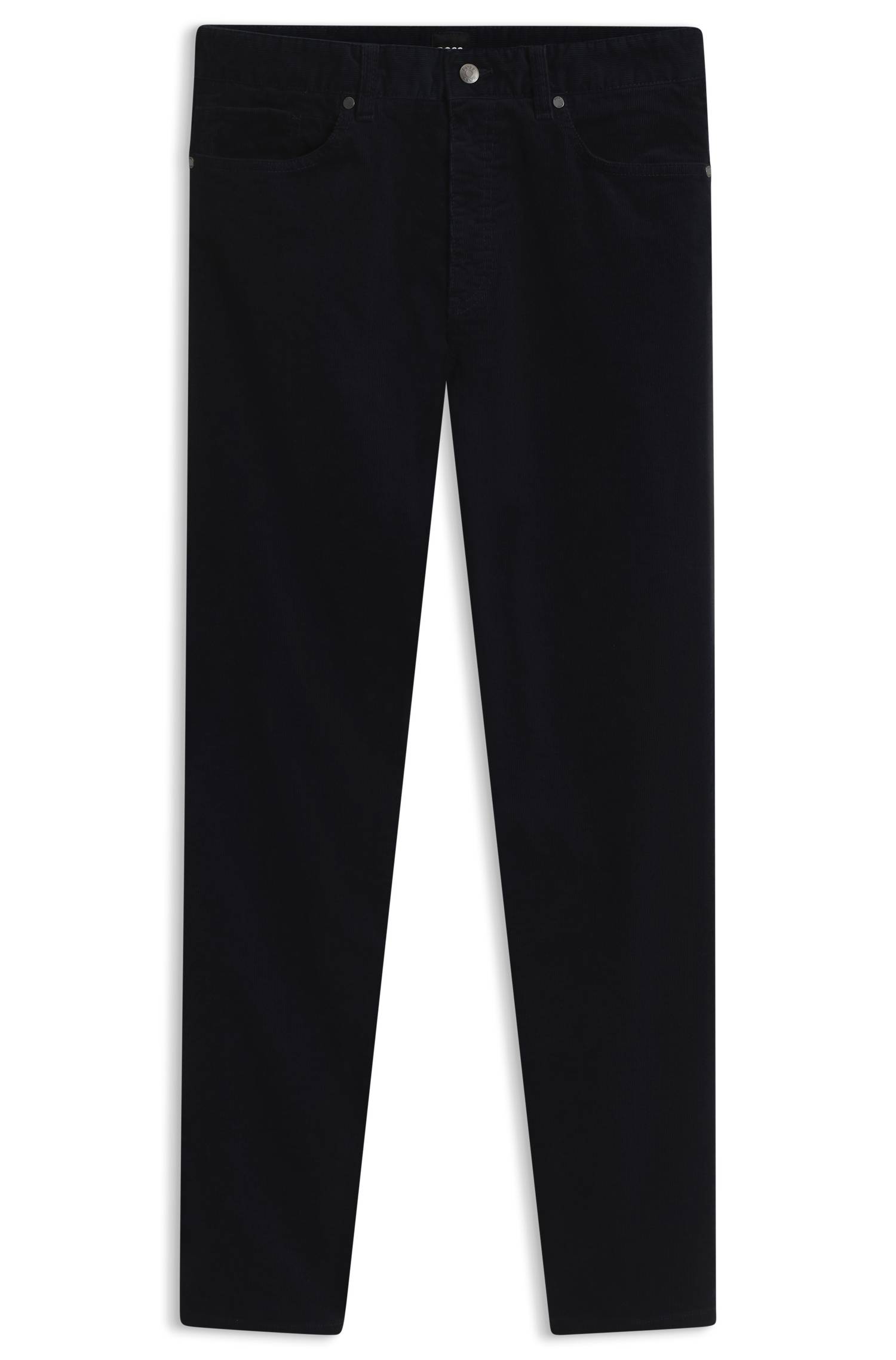 Boss Washable trousers in baby corduroy with stretch byxor herr – bild 4