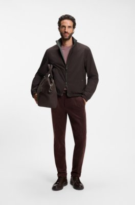 Reversible blouson jacket in water-repellent fabric 2