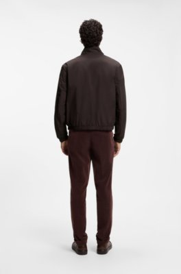 Reversible blouson jacket in water-repellent fabric 3