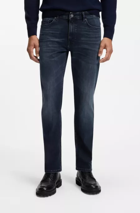 Delaware slim-fit jeans in blue soft-motion denim
