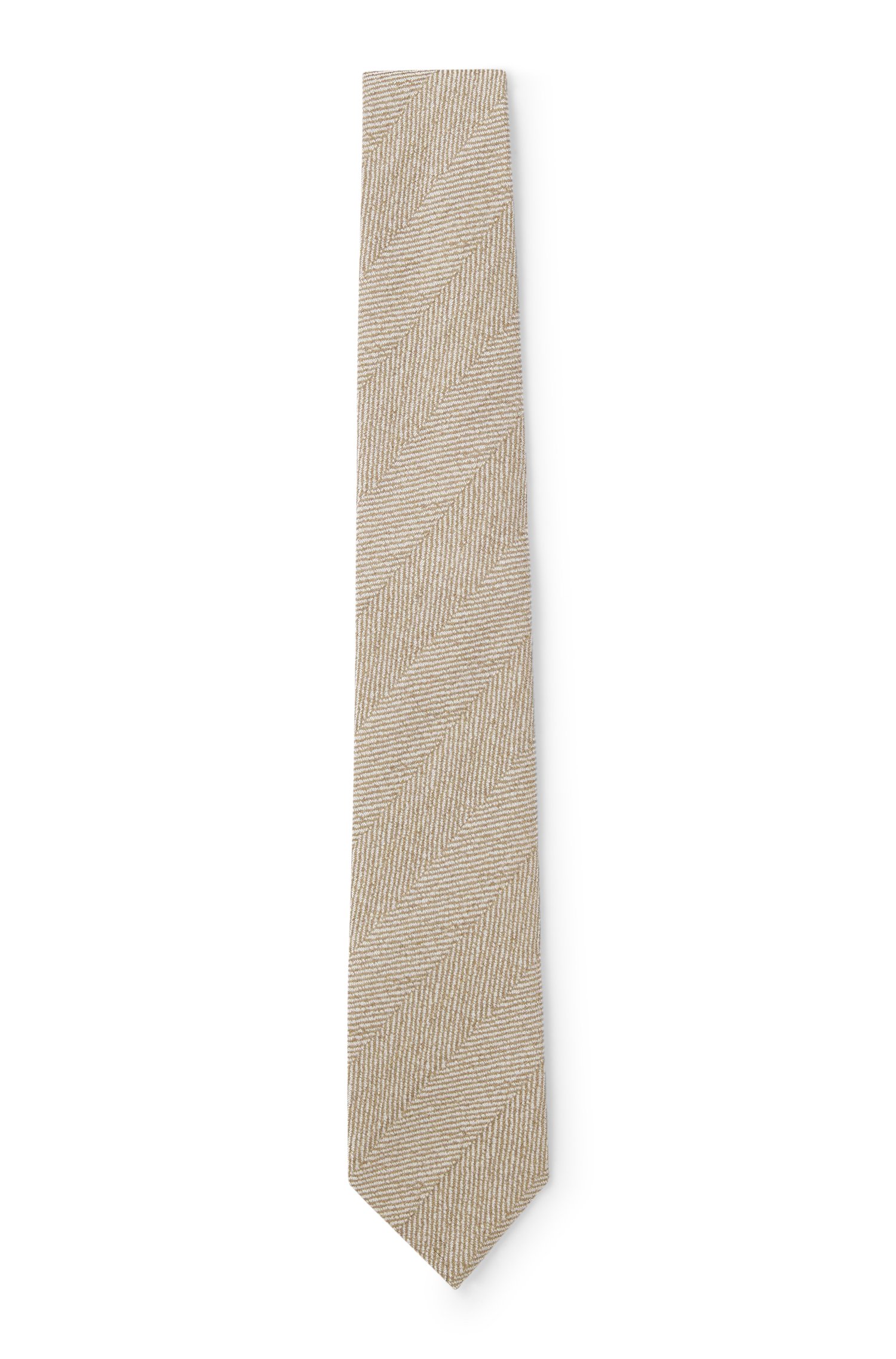 Boss Hand-made jacquard tie in finest Italian silk slipsar herr