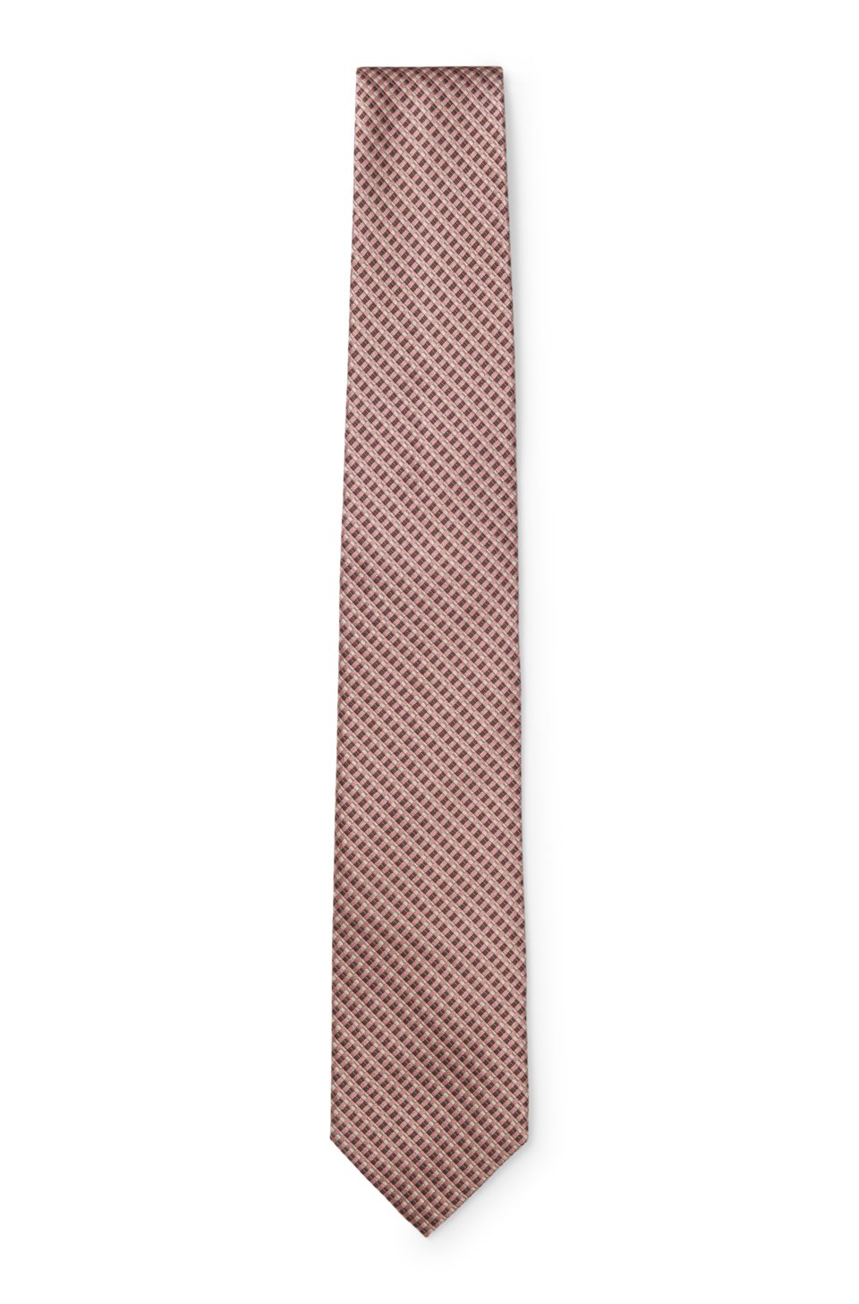 Micro-patterned tie in Italian silk