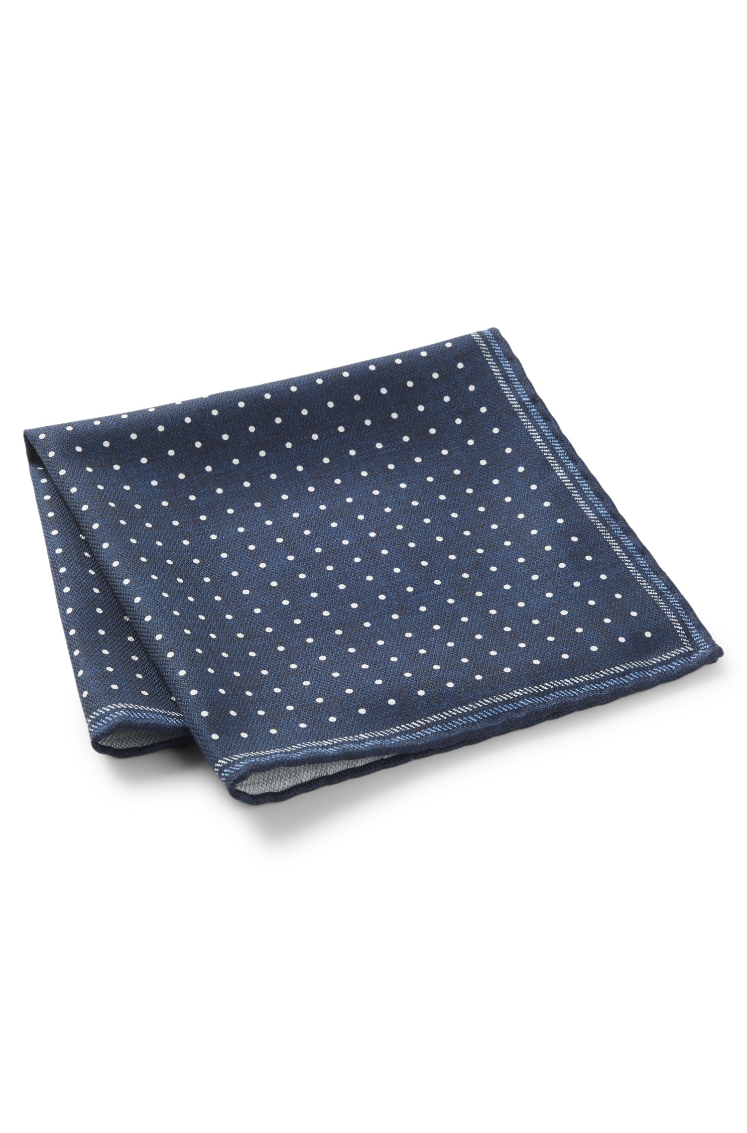 Boss Dot-patterned pocket square in Italian sil manschettknappar & slipsnålar herr – bild 2