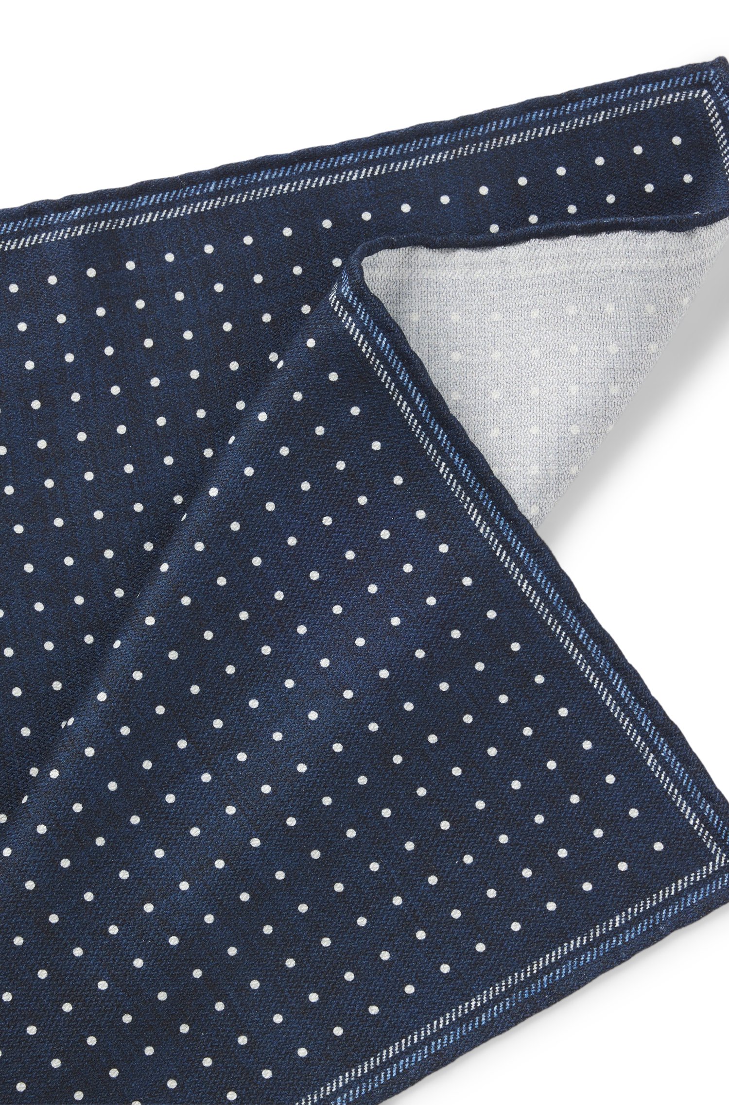 Boss Dot-patterned pocket square in Italian sil manschettknappar & slipsnålar herr – bild 3