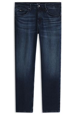 Regular-Fit Jeans aus elastischem Baumwoll-Mix