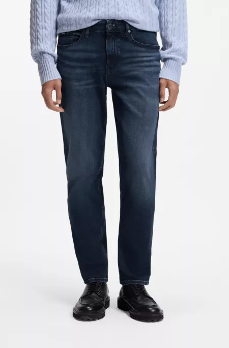 Regular-fit jeans in a stretch cotton blend