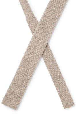 Boss Italian-made knitted tie in pure cashmere slipsar herr – bild 3
