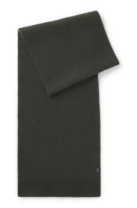 BOSS BY BECKHAM scarf in virgin wool and cashmere