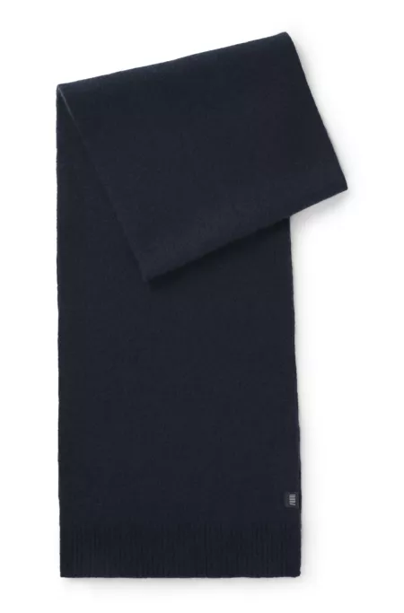 BOSS BY BECKHAM scarf in virgin wool and cashmere