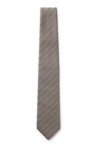 BOSS ONE silk-jacquard tie, Light Brown