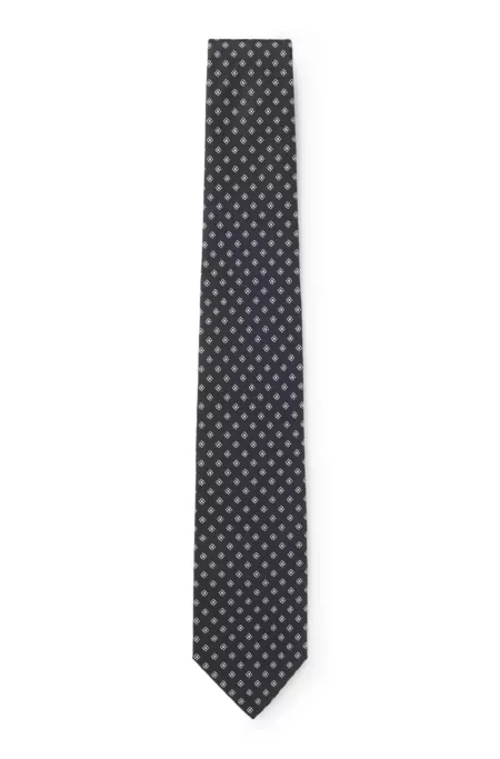 BOSS ONE Cravate à motif en jacquard de soie