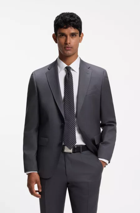 BOSS ONE Cravate à motif en jacquard de soie