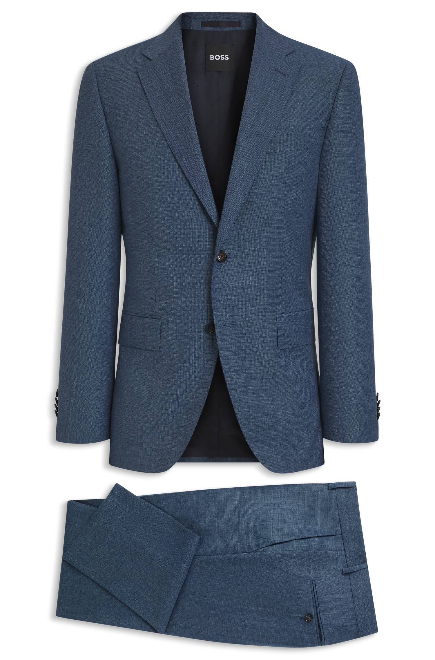 Boss Two-piece regular-fit suit in Italian virgin wool kostymer herr – bild 4