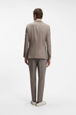 Boss Herringbone slim-fit blazer in a rich wool blend – bild 2