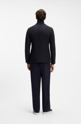Slim-fit jacket in virgin wool 2