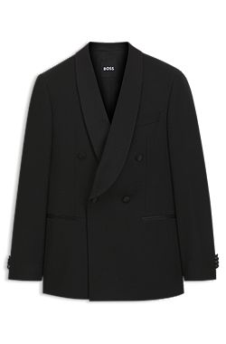 Slim-fit blazer crafted in Italian virgin wool